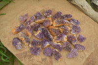 Natural Amethystos Amethyst Specimens x 70 From Kwaggafontein, South Africa