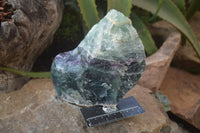 Natural Watermelon Fluorite Specimens x 2 From Namibia