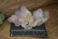 Natural Ametrine Spirit Quartz Clusters x 12 From Boekenhouthoek, South Africa