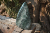 Polished Fuchsite Quartz Standing Free Form x 1 From Madagascar