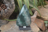 Polished Fuchsite Quartz Standing Free Form x 1 From Madagascar