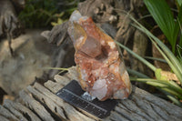 Natural Red Hematoid Quartz Crystal Specimens x 3 From Zimbabwe