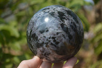 Polished Gabbro / Merlinite Sphere x 1 From Madagascar