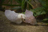 Natural Ametrine Spirit Quartz Clusters x 12 From Boekenhouthoek, South Africa