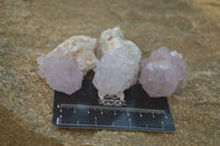 Natural Ametrine Spirit Quartz Clusters x 12 From Boekenhouthoek, South Africa