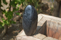 Polished Black Tourmaline Standing Free Form x 1 From Madagascar