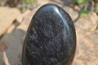 Polished Black Tourmaline Standing Free Form x 1 From Madagascar