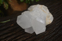 Natural White Quartz Clusters x 3 From Madagascar