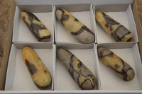 Polished Septerye Massage Wands x 6 From Madagascar