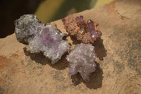 Natural Smokey Amethyst Crystals x 20 From Chiredzi, Zimbabwe