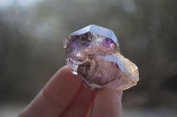 Natural Smokey Amethyst Crystals x 20 From Chiredzi, Zimbabwe