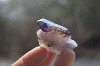 Natural Smokey Amethyst Crystals x 20 From Chiredzi, Zimbabwe