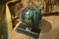 Polished Stromatolite Jasper Spheres x 2 From Madagascar