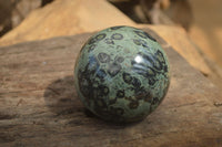 Polished Stromatolite Jasper Spheres x 2 From Madagascar