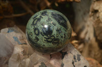 Polished Stromatolite Jasper Spheres x 2 From Madagascar