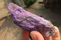 Natural Metallic Purpurite Cobbed Specimens x 12 From Erongo, Namibia