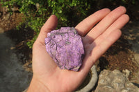 Natural Metallic Purpurite Cobbed Specimens x 12 From Erongo, Namibia