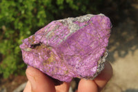 Natural Metallic Purpurite Cobbed Specimens x 12 From Erongo, Namibia