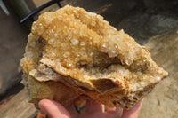 Natural Limonite Quartz Specimens x 2 From Zambia