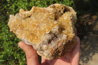 Natural Limonite Quartz Specimens x 2 From Zambia