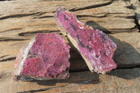 Natural Salrose Cobaltion Dolomite Specimens x 4 From Kakanda, Congo