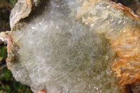 Natural Zululand Agate Geodes x 2 from Jozini, South Africa