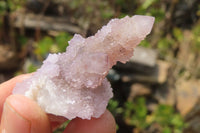 Natural Amethyst Spirit Quartz Clusters x 24 From Boekenhouthoek, South Africa