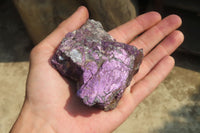 Natural Metallic Purpurite Cobbed Specimens x 5 From Erongo, Namibia