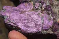 Natural Metallic Purpurite Cobbed Specimens x 5 From Erongo, Namibia