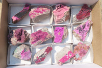 Natural Salrose Cobaltion Dolomite Specimens x 12 From Kakanda, Congo