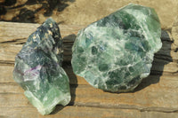 Natural Watermelon Fluorite Specimens x 2 From Uis, Namibia