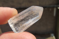 Polished Clear Quartz Pendant Crystals x 35 From Madagascar