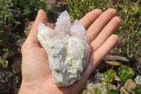 Natural Lilac Amethyst Spirit Quartz Clusters x 4 From Boekenhouthoek, South Africa