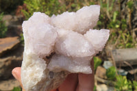 Natural Lilac Amethyst Spirit Quartz Clusters x 4 From Boekenhouthoek, South Africa