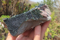 Natural Libethenite Crystals On Dolomite Matrix Specimens x 1 From Shituru, Congo