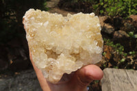 Natural Limonite Quartz Geodes x 2 From Solwezi, Zambia