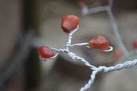 Hand Made Carnelian Wire Wrap Tree x 1 From KwaZulu, Natal, South Africa