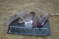 Natural Smokey Window Amethyst Crystals and Scepters x 35 From Chiredzi, Zimbabwe