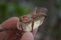 Polished Mixed Copper Wire Wrapped Pendants x 6 From Southern Africa