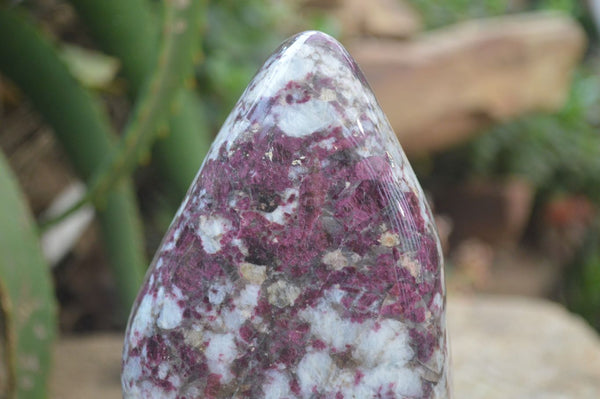 Polished Rubellite Pink Tourmaline Standing Free Forms x 1 From Ambatondrazaka, Madagascar