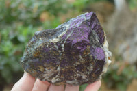 Natural Rare Metallic Purpurite Cobbed Specimens x 3 From Erongo, Namibia