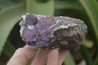 Natural Rare Metallic Purpurite Cobbed Specimens x 3 From Erongo, Namibia