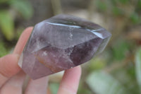 Polished Amethyst Window Quartz Crystals x 3 From Akansobe, Madagascar