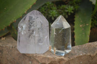 Polished Clear Quartz Points x 6 From Akansobe, Madagascar