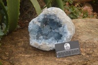 Natural XL Large Celestite Geode Specimen x 1 From Sakoany, Madagascar