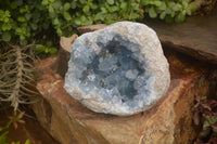 Natural XL Large Celestite Geode Specimen x 1 From Sakoany, Madagascar