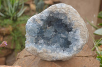 Natural XL Large Celestite Geode Specimen x 1 From Sakoany, Madagascar