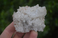 Natural Clear Quartz Crystal Clusters x 12 From Madagascar