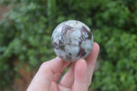 Polished Rubellite Pink Tourmaline Spheres x 3 From Ambatondrazaka, Madagascar