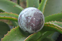 Polished Rubellite Pink Tourmaline Spheres x 3 From Ambatondrazaka, Madagascar